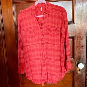 Free people button up